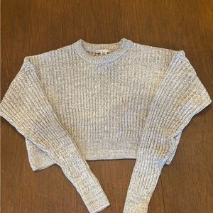 Urban Outfitters Light Gray Ribbed Sweater